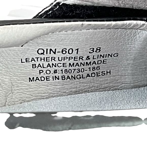 Alegria by PG-Lite QIN-601 Slip On Shoe 38 US 8-8.5 M Black Napa Leather Comfort - Picture 12 of 15